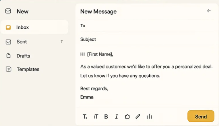Email Composer UI